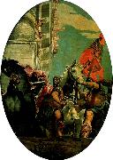 Paolo  Veronese triumph of mordechai oil painting reproduction